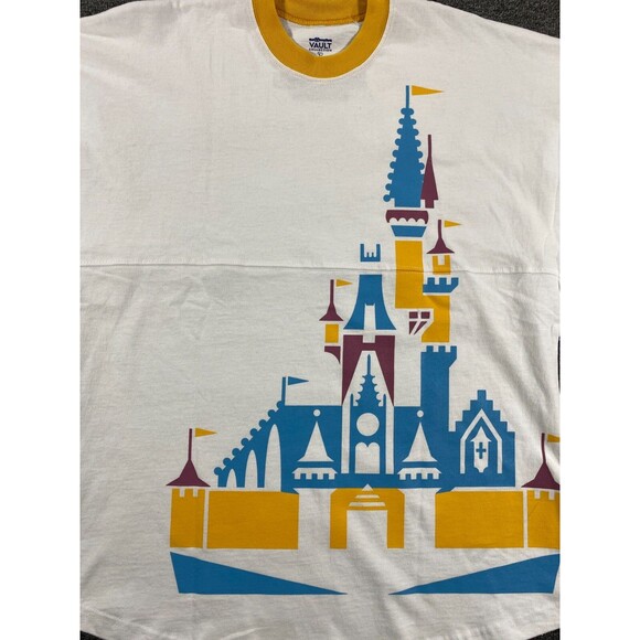 Spirit Jersey Disney World Castle Small Blue Yellow Adult Mens Womens Small - Picture 11 of 16